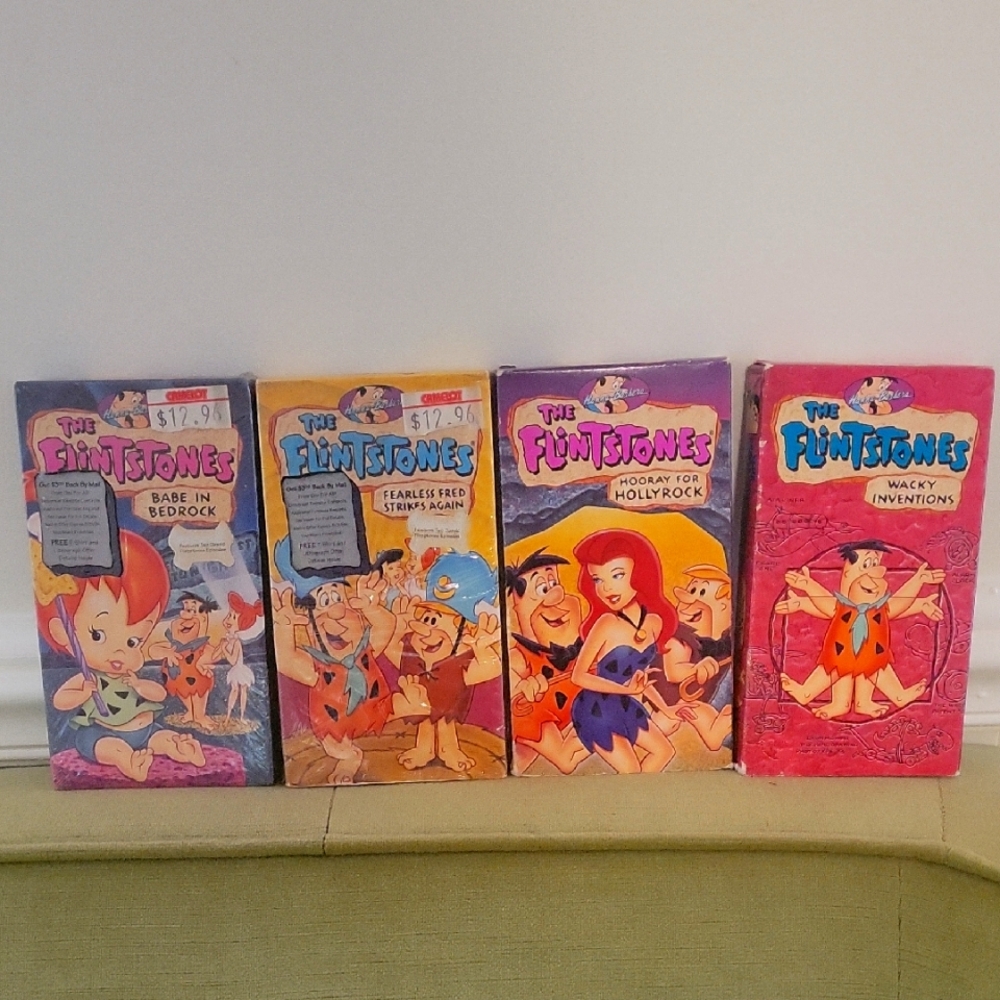 The Flintstones VHS Collection. 4 Films. Vintage.